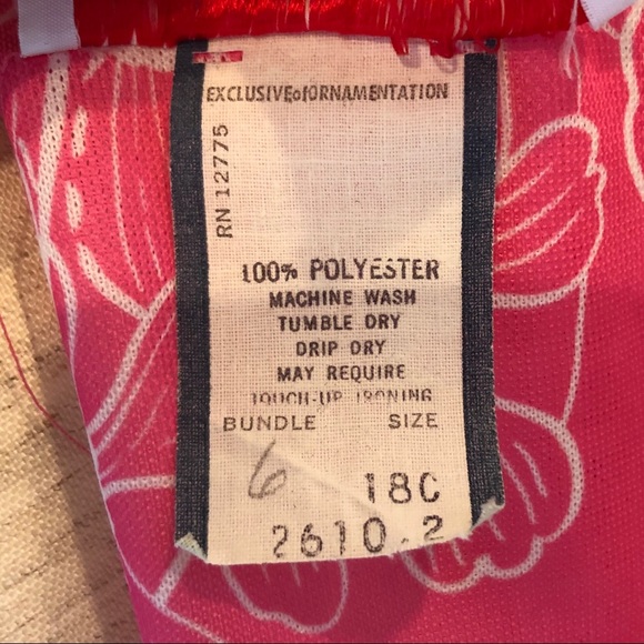 Vintage 70s Hawaiian Print Maxi Dress - Picture 5 of 5